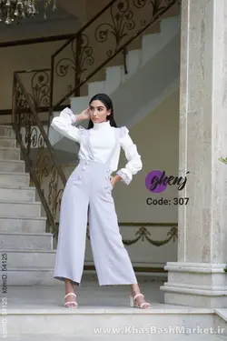 شومیز و شلوار بندی کد 2583