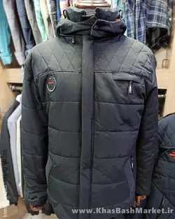 کاپشن کلاهدار برزنتی مردانه کد 184