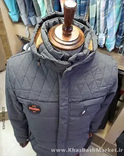 کاپشن کلاهدار برزنتی مردانه کد 184