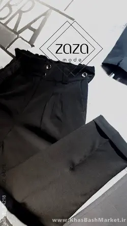 شلوار مام استایل دمپا پاکتی کد 8076