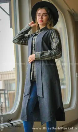 ست دوتیکه شومیز  وست سارافون مدل پارمیدا کد 20910