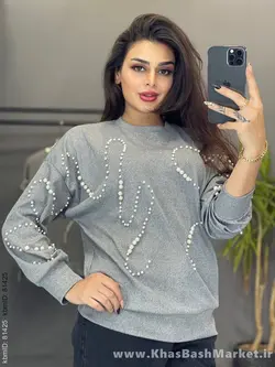 بلوز مرواریدی کد 20335