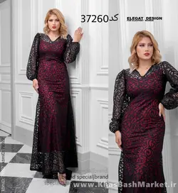 ماکسی مجلسی مارتینا طرح نگار 2