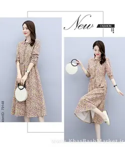 پیراهن نخی کنفی B1526