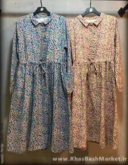 پیراهن نخی کنفی B1526