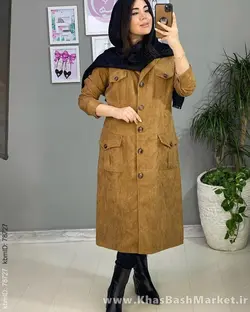 مانتو سایز بزرگ کبریتی کد 1852