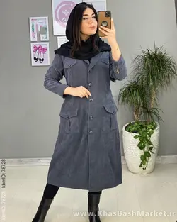 مانتو سایز بزرگ کبریتی کد 1852