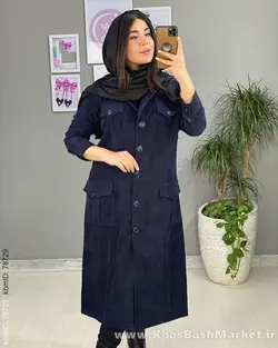 مانتو سایز بزرگ کبریتی کد 1852