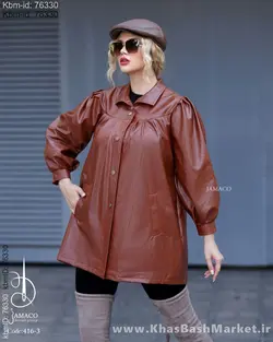 پالتو چرم عروسکی مدل آنی