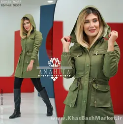 کاپشن کلاهدار باران کد 269