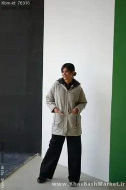 کاپشن کلاهدار زنانه کد 16463