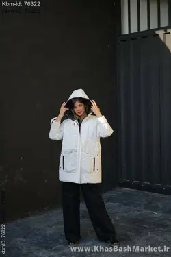 کاپشن کلاهدار زنانه کد 16463