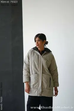 کاپشن کلاهدار زنانه کد 16463