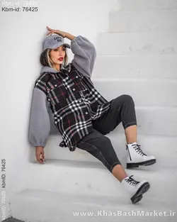 مدل چهار خونه استین و کلاه تدی کد212