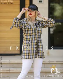 مانتو چهارخونه پاییزه مدل مرسیا کد 309