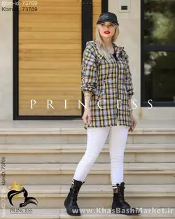 مانتو چهارخونه پاییزه مدل مرسیا کد 309