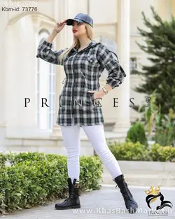 مانتو چهارخونه پاییزه مدل مرسیا کد 309