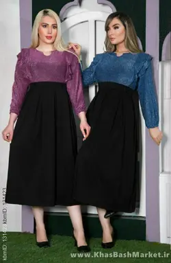 پیراهن زنانه مدل مهتاب سال 1401 کد 30304