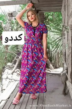 پیراهن زنانه ساحلی بهاره کد 31912