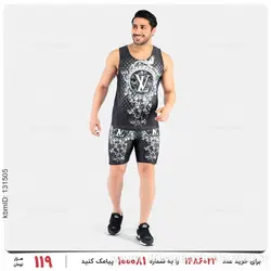 ست رکابی و شلوارک مردانه Louis Vuitton مدل 27552