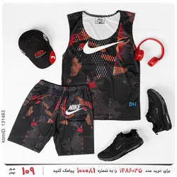 ست رکابی و شلوارک مردانه Nike مدل 18867
