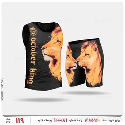 ست رکابی و شلوارک مردانه King مدل 26191