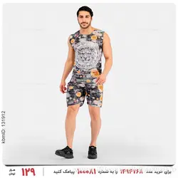 ست رکابی و شلوارک مردانه Alvin مدل 27076
