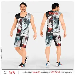 ست رکابی و شلوارک مردانه Tokyo مدل 25982