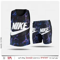 ست رکابی و شلوارک مردانه Nike مدل 27554