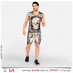 ست رکابی و شلوارک مردانه Gucci مدل 25983