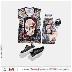 ست رکابی و شلوارک مردانه Gucci مدل 25983