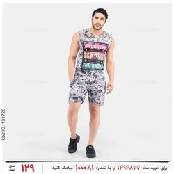 ست رکابی و شلوارک مردانه New York مدل 27072