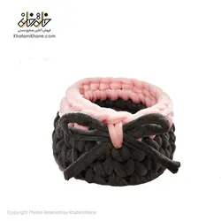 تریکو بافی سبد دایره