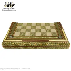 تخته نرد خاتم کاری و صدف 50 سانتی