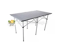 میز آلومینیومی تاشو 6 نفره