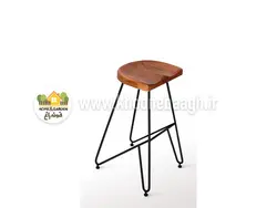 صندلی کف چوب پایه ملیتا