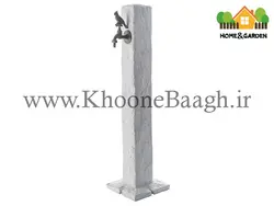 پایه شیر آب طرح چوب سفید