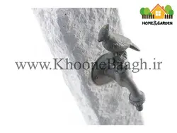 پایه شیر آب طرح چوب سفید