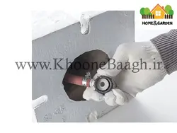 پایه شیر آب طرح چوب سفید