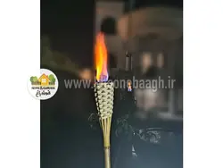 مشعل بامبو تیکی - خونه باغ،فروشگاه آنلاین تجهیزات ویلایی و باغی