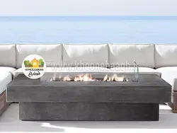 میز آتشدان مدل سمنت