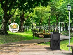 سطل زباله دایکاست باغی