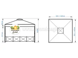آلاچیق طرح هرمس