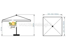 چتر طرح آفرو