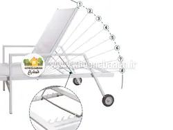 تخت کنار استخر مدل کابانا