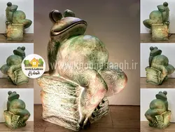 مجسمه قورباغه چراغدار