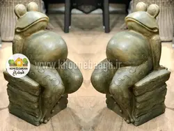 مجسمه قورباغه چراغدار