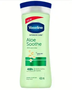 لوسیون بدن وازلین Aleo soothحجم 400میلی لیتر