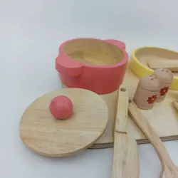 اسباب بازی چوبی اکسسوری آشپزخانه 11 پارچه - فروشگاه اینترنتی کودک امروز