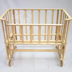 تخت کنار مادر چوبی گهواره ای مدل آنجل - فروشگاه اینترنتی کودک امروز